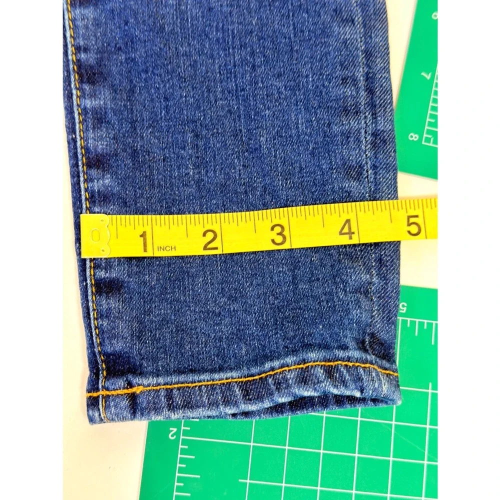 AG Adriano Goldschmied The Legging Ankle Womens 24R Blue Excellent Distressed - Picture 13 of 13